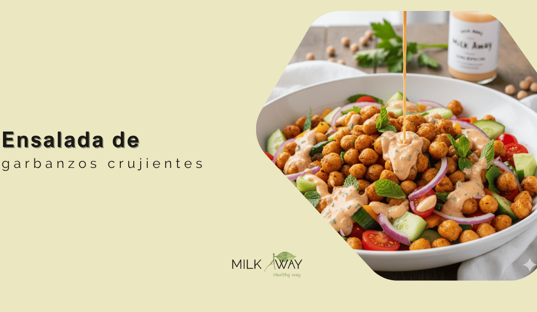 Ensalada crujiente de garbanzos